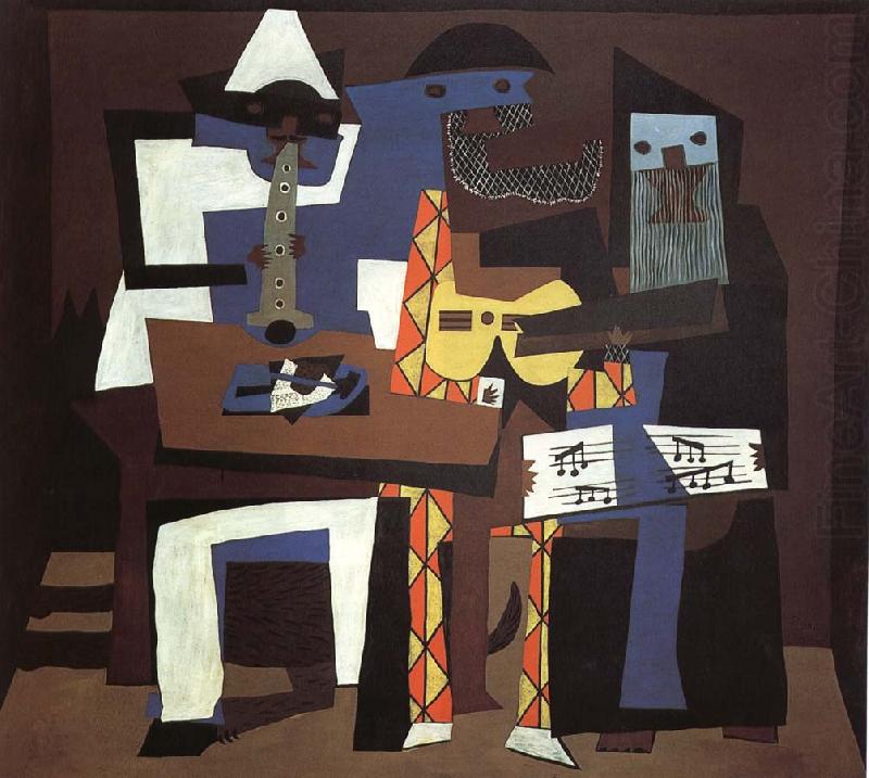 Three musicians, unknow artist